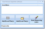 Excel Remove Hyperlinks Software screenshot